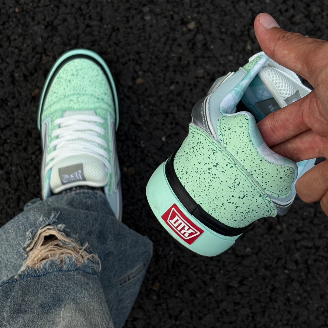 Frisse mintgroene Lightning Ch - Vans Shoes Old Skool recensie en prijs